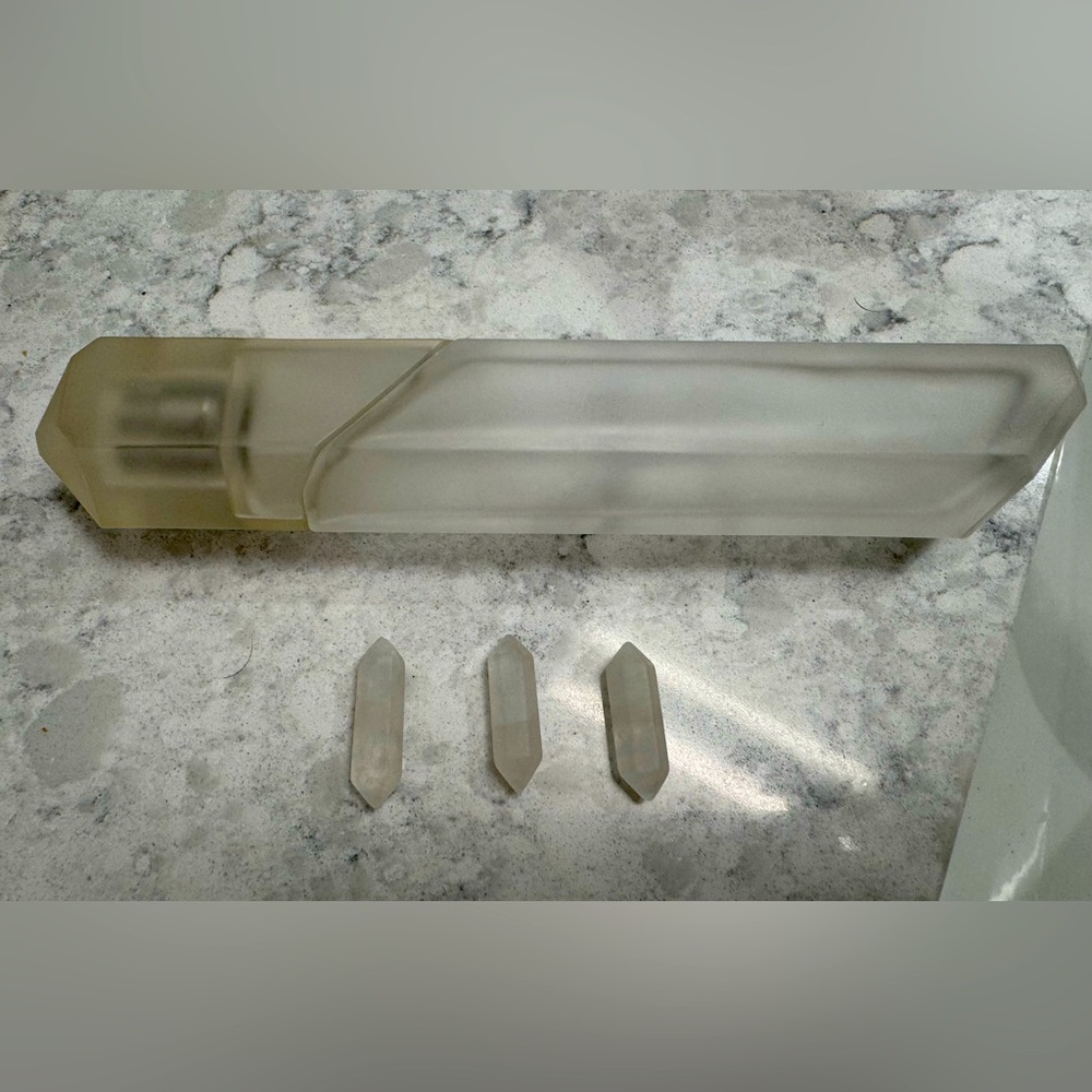 KKW Crystal Gardenia bottle and small crystal. Empty!!!